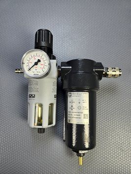 GAV + OMEG AIR блок подготовки сжатого воздуха 2 ступенчатый 10/0.01мкм 1/2" GAV + OMEGA AIR фото